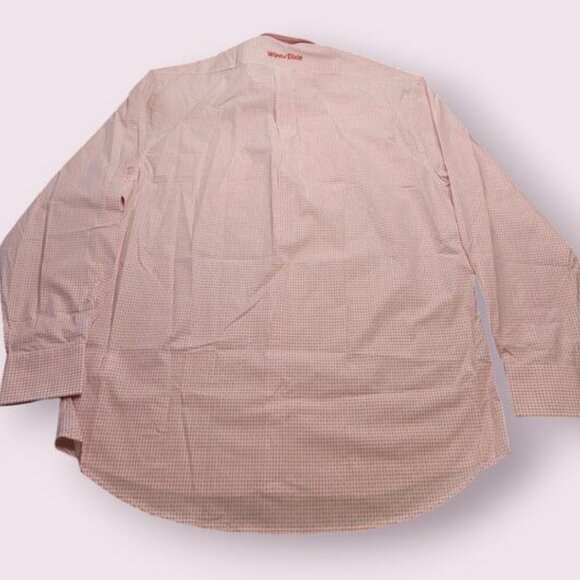 Winn-Dixie Button Down Shirt XL 18 White w/ Red Check Pattern NWT Classic Fit - Picture 2 of 9